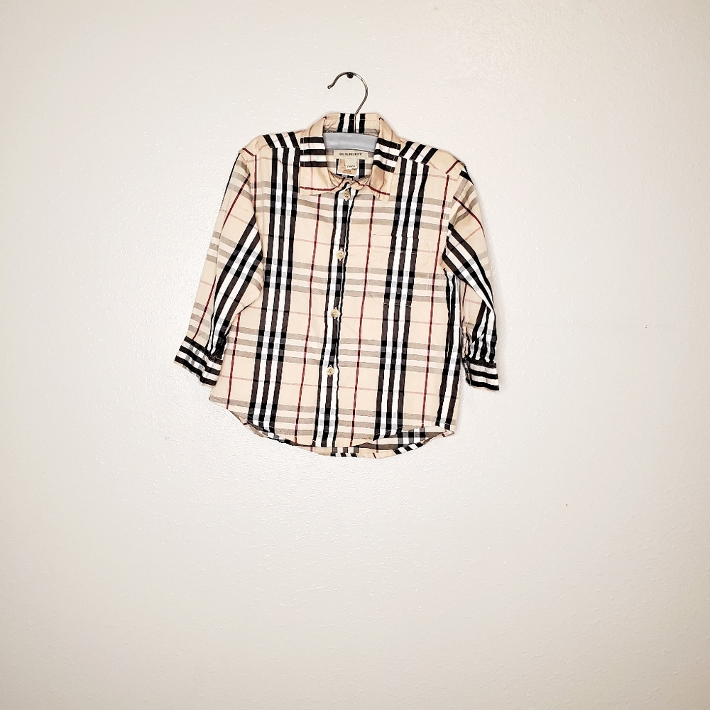 Burberry nova check button down 2y - Picture 4 of 4